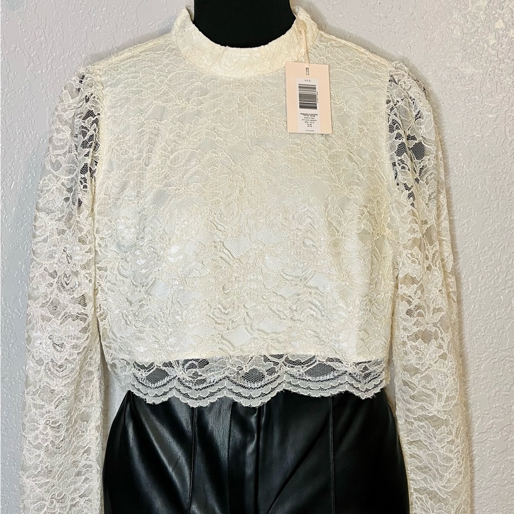 YAS (ASOS) Lace Cropped Top with tags